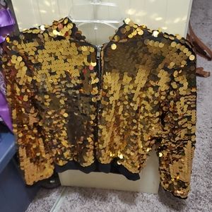 Gold Disco 70s Jacket